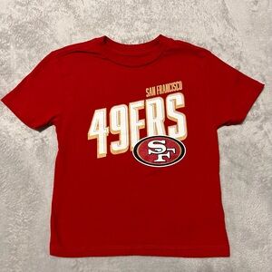 Little Boys NFL Toddler San Francisco 49ers red Shirt (S / 4)